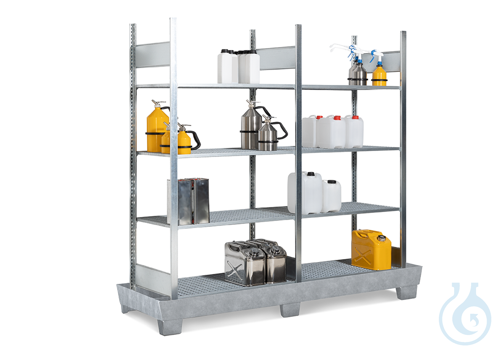 hazardous substances rack (basic rack) steel galv., 2470x816x2100