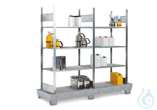 hazardous substances rack (basic rack) steel galv., 2470x816x2100