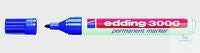 Edding 3000, felt marker, blue