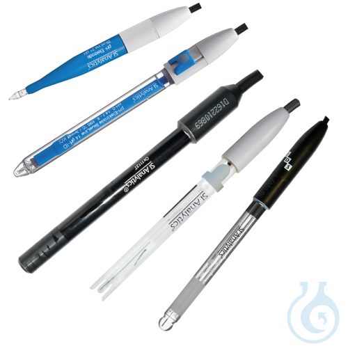 A 7780 IDS, IDS electrode with glass shaft, 3 x ceramic junction, gel