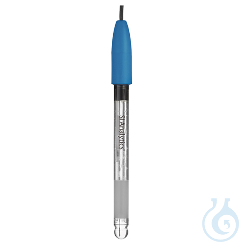A 7780 NTC30 DIN N, pH-combination electrode with 1 m fixed cable, glass shaft,