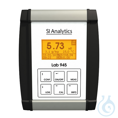 Lab 945, Conductivity meter, measuring ranges 0.000 µS/cm…500 mS/cm, salinity,