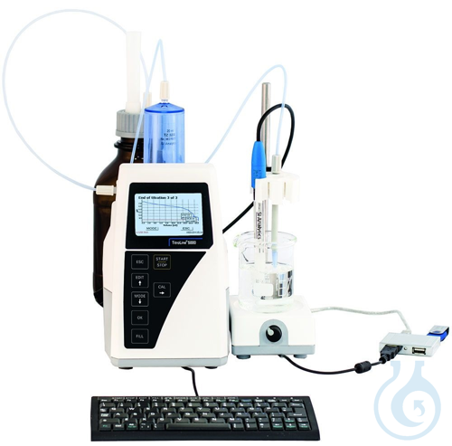 TL 5000/20 Acidity set, TL 5000 Set for acid-base titrations, scope of delivery: