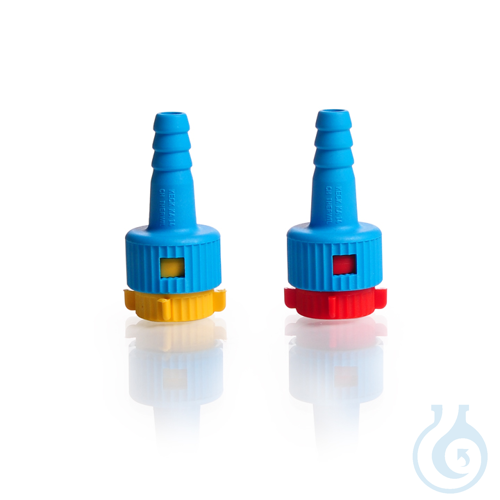 KECK™ Adapter KA , complete, from glass thread to hose connection plastic