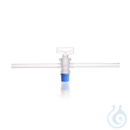 DURAN® Single Way Stopcock, with SBW-J key, complete