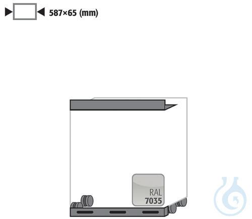 castors with plinth sh.steel lam. for UB90 B590