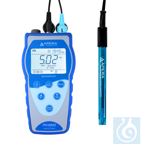 PH8500 Portable pH Meter Kit with GLP Data Management