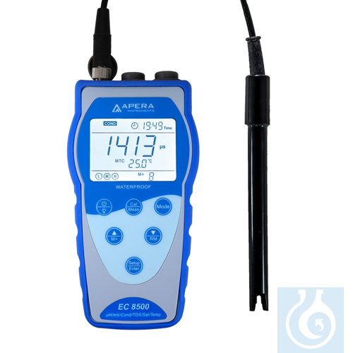 EC8500 Portable Conductivity/TDS/Salinity Meter with GLP data management