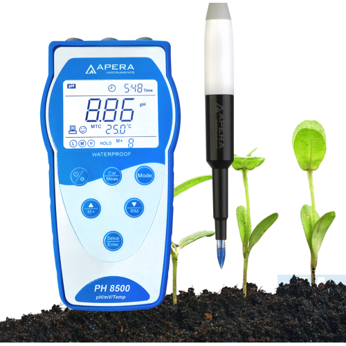 PH8500-SL Portable pH Meter for Soils, with GLP Data Management