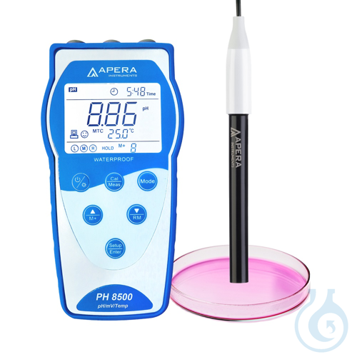 PH8500-FT Portable pH Meter for Surface Measurements, with GLP Data Management