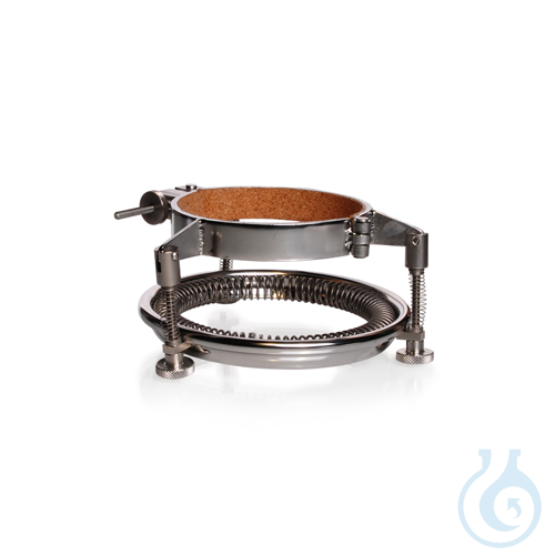 Holding Device for Reaction Vessels, from chrome-nickel steel
