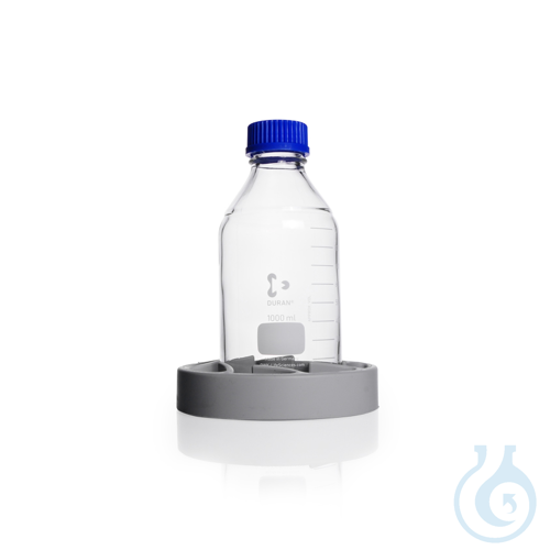 DURAN® Bottle Holder, grey silicone
