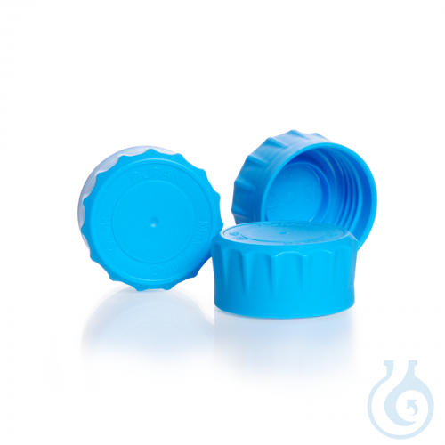 DURAN® YOUTILITY® GL 45 Screw Cap, PP, cyan