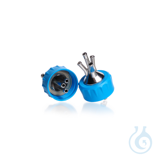 DURAN® GL 45 Stainless Steel 4-port Connector Cap