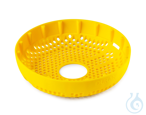 DURAN® Bottle Base Protector, for 5L DURAN® bottles, yellow, silicone