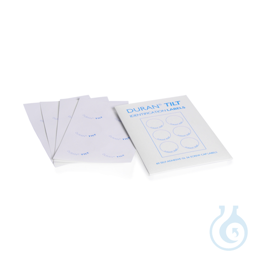 DURAN® TILT GL 56 Cap Labels, printable, self-adhesive, ployester, white