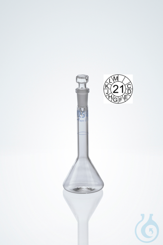 VOLUMET. FLASK A CC WN 10 ML, CONICAL GL.ST.BL.GRAD. NS10/19
