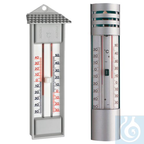 neoChoice Maxima-Minima-Thermometer, -30°...+50°C, Kunststoff grau
