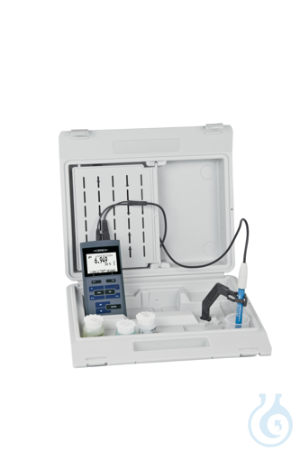 pH 3310 SET 2, Professional, field proven pH/mV-meter with backlit graphic displ