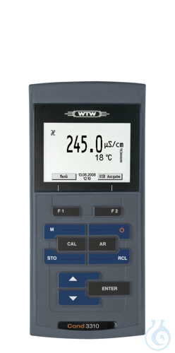 Cond 3310, Professional, field proven conductivity meter with backlit LCD-graphi