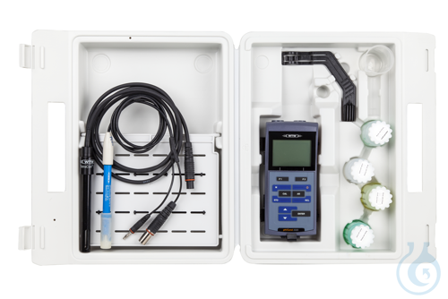 pH/Cond 3320 SET 2, Professional pH/conductivity meter with 2 inputs (DIN, 8 pin