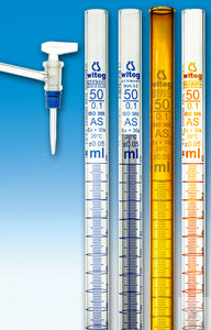 BURETTES, DIN-AS 10 ML:0,02 LAT. STOPCO