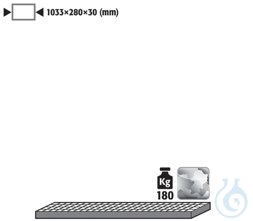 grid as storage level st. galv. for G90 B1200 1033x280x30
