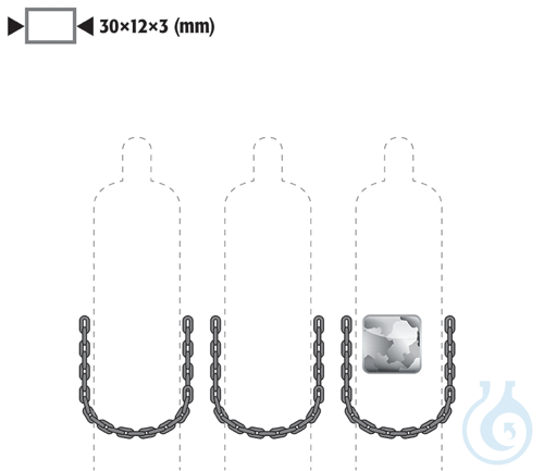 securing chain in place of tension belts st. galv. for G90 B900