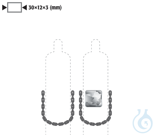 securing chain in place of tension belts st. galv. for G90 B600