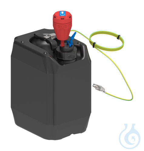 HPLC Waste-Set 16, electrostatic conductive
