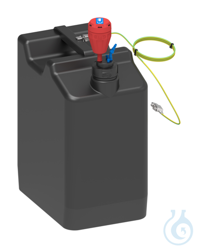 HPLC Waste-Set 18, electrostatic conductive