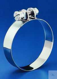 Norma tubing clamp, galvanized steel, for tubing with O.D.: 10 mm, band: 9 mm