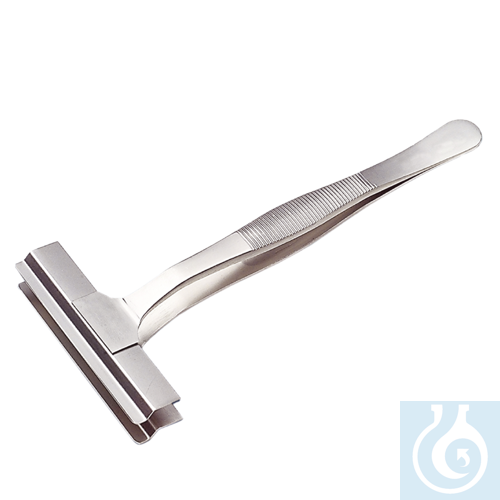 neoChoice Pinzette mit breiter Haltefläche, 130 mm lang, Haltefläche 60 mm