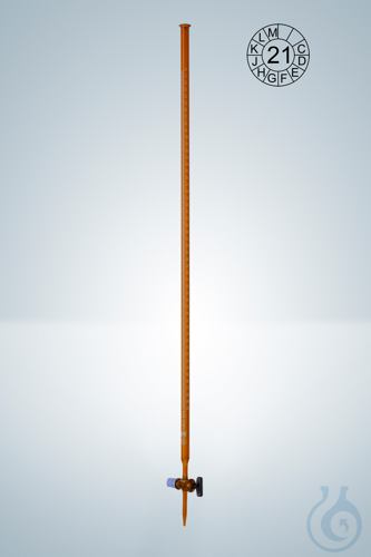 BURETTES AS AG 25:0,05 ML, STRAIGHT STOPCOCK