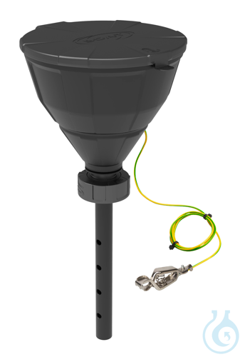 Funnel ''ARNOLD'', ball-valve, V2.0, S60/61, electrostatic conductive