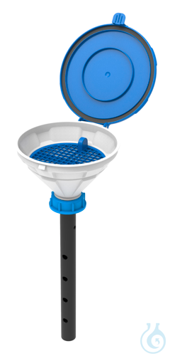 Funnel with lid ''MARCO'', V2.0, S50, Type 1, with lance (220 mm)