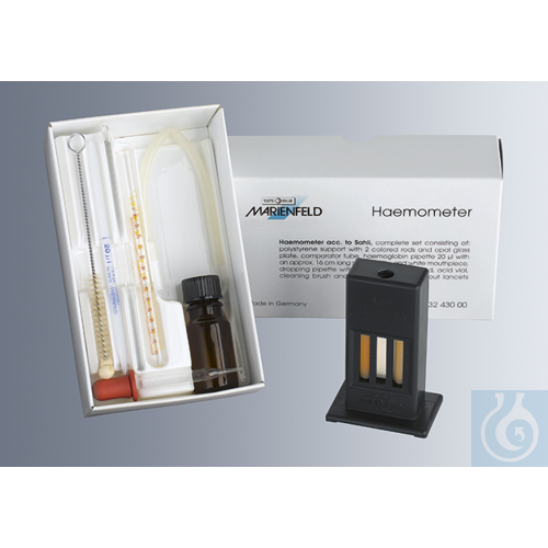 Haemometers acc. to Sahli,