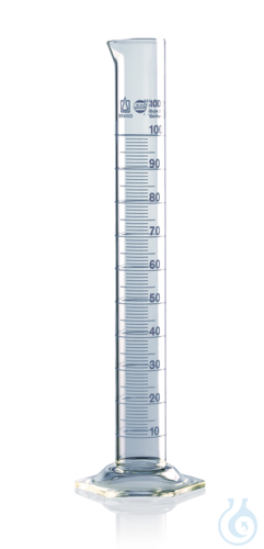 Grad.cyl. tall form BLAUBRAND A USP DE-M, 10 ml: 0,2 ml, Boro 3.3