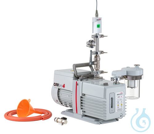 CRVpro 4 Premium Package with digital Vacuum gauge VMpro 2 , Two-way ball valve,