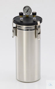 Anaerobic jar ''standard'', with manometer/valves, 3 liters