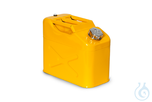 Transport canister sh.steel galv.+lam. yellow V=10 L, 170x340x280