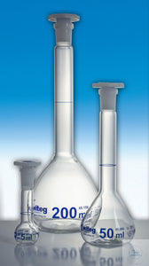Volumetric flask, 10 ml, A, CC, ST14/23, PE