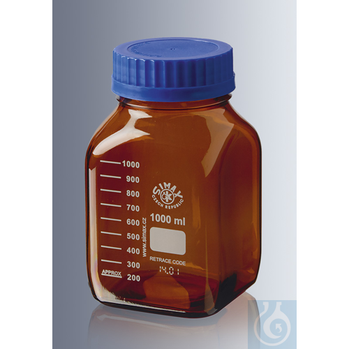 Square laboratory bottles 5000 ml,