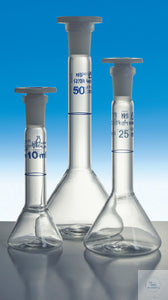 Trapezoidal volumetric flasks 3 ml, A, CC, ST 7/16