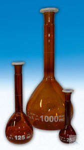 Volumetric flasks, 25 ml, A, CC, ST 10/19,