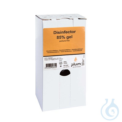 Plum Disinfector 85% 3963 - 1000 ml bag-in-box gel