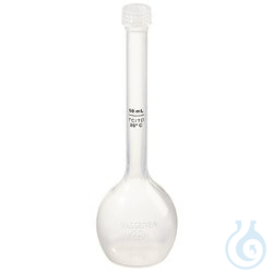 Nalgene™ Class B Polymethypentene (PMP) Volumetric Flasks with Screw