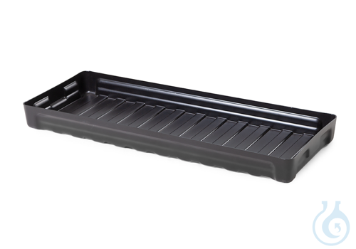 Sump for small containers PE black V=20L, 995x395x90