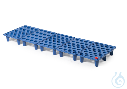 Grid with leakage indicator PE suitable V=26 L 1300x400x90