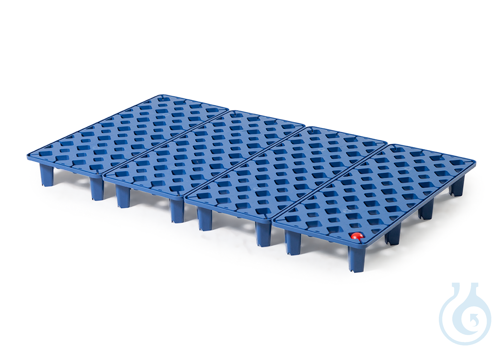 Grid with leakage indicator PE suitable V=30 L 1000x600x90